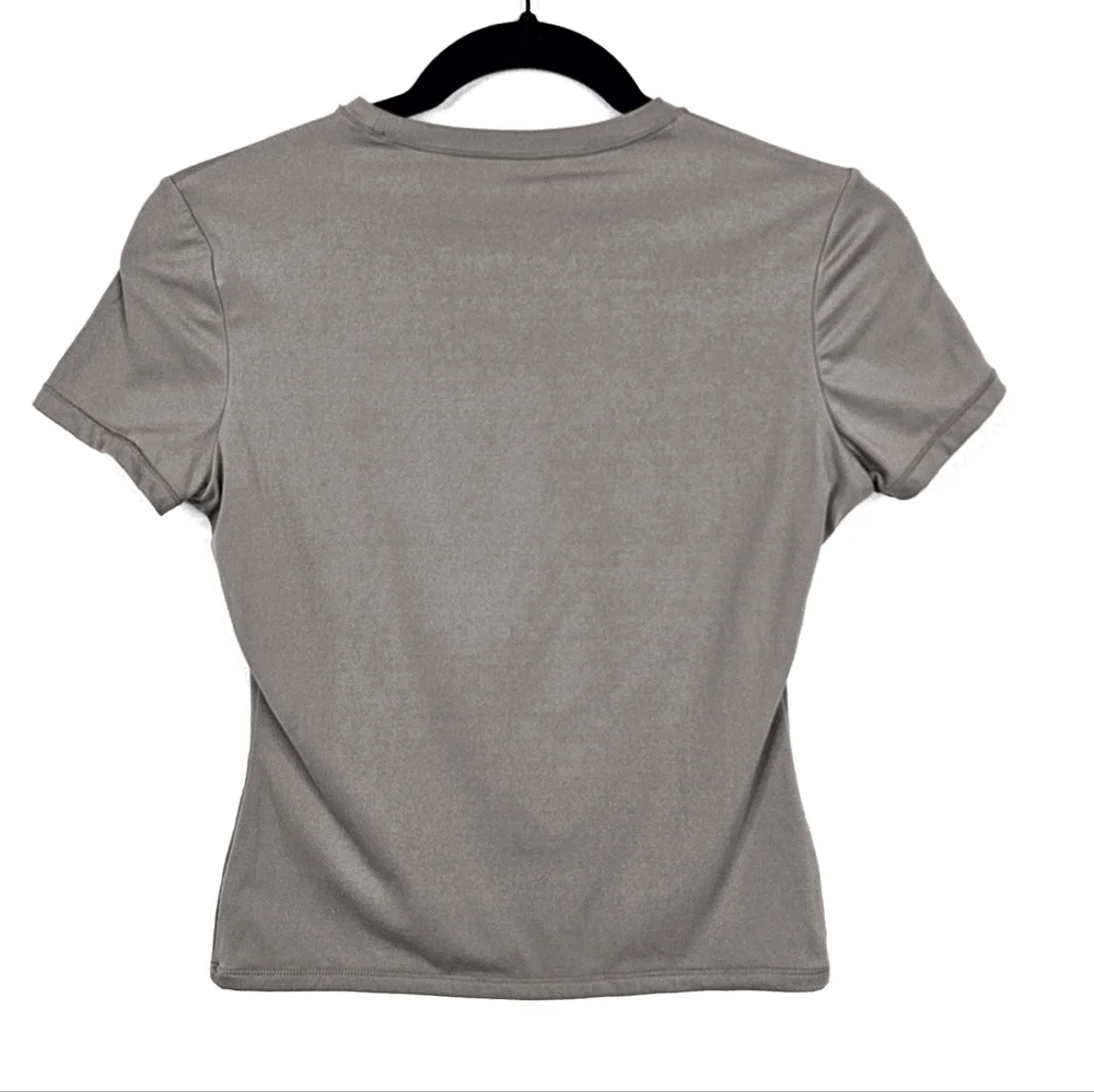 Pumiey Gray Women's Fitted Top - Picture 3 of 4